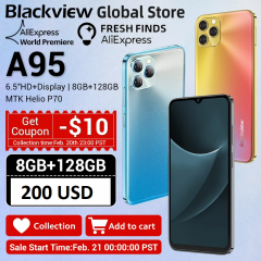 Điện thoại Blackview A95( RAM 8GB,128GB ROM,chíp MTK Helio P70 Octa Core, cụm camera giống iPhone 13 Pro,Màn Hình 6.5 ",pin 4380Mah)