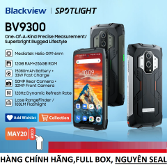 Điện thoại bền chắc Blackview BV9300 ( G99 120Hz ,Ram 12GB , Rom 256GB ,Pin 15080mAh , Đo Laser , Phiên bản toàn cầu,Android 12)