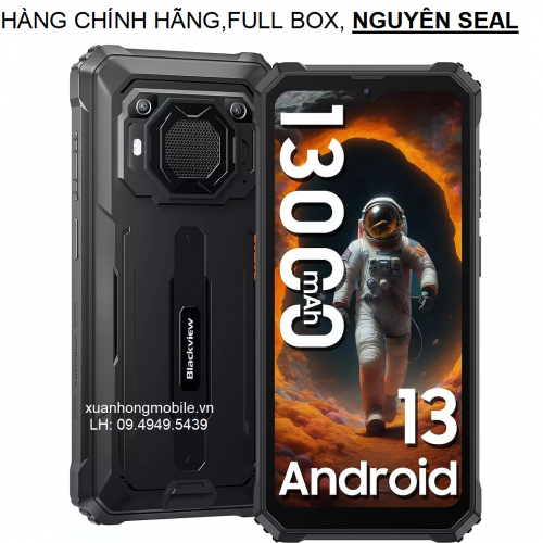 Blackview BV6200 Pro (Pin khủng 13.000Mah,Ram 6GB,Rom 128GB , chống nước,chống va đập IP68/IP69K/MIL-STD-810H,Màn hình 6.56 inch, Android 13, MediaTek Helio P35 Octa Core, Mạng: 4G, OTG, NFC)