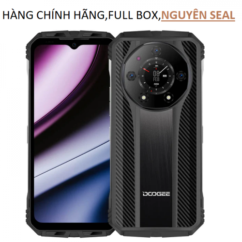 Điện thoại chắc chắn DOOGEE S110 (Mà hình 6,58 ”FHD ,CPU Helio G99 Octa Core ,66W Sạc nhanh, Pin 10800mAh, Điện thoại chống nước,chống va đập)