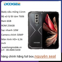 DOOGEE Blade 10 Pro(ram 6GB,rom 256GB,màn hình 6.56 inch,Android 14, Spreadtrum T606 Octa Core, Mạng: 4G, OTG, NFC)