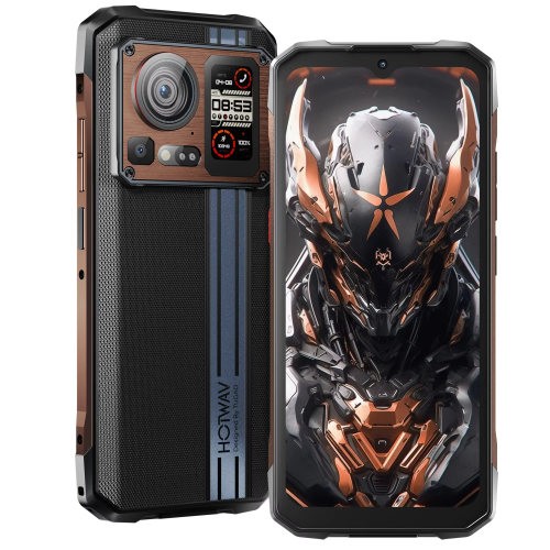 HOTWAV Cyber 15 Điện thoại chắc chắn (12GB+256GB IP68/IP69K, 6280mAh, 6,6 inch Android 13 MediaTek MT6789 Helio G99 Octa Core, CAMERA 200MP + 24MP Đêm,NFC,OTG)