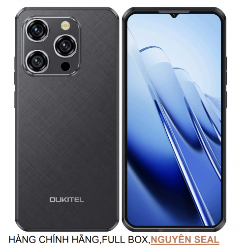 Điện thoại thông minh chắc chắn Oukitel WP52( 5G, Pin 6500mAh, Màn hình 6,6 inch, Android 14, Camera chính 48MP,NFC)