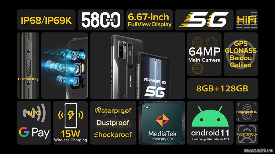 xuanhongmobile.vn - bán lẻ giá sỉ, online giá tốt smartphone siêu bền 5G ulefone armor 10 chính hãng - 0949495439