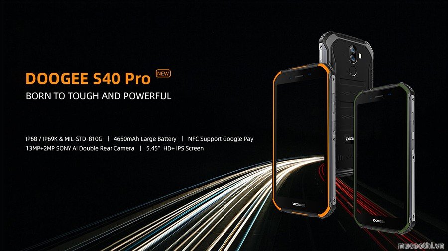 xuanhongmobile.vn - chuyên cung cấp smartphone siêu bền Doogee S40 Pro chính hãng giá tốt - 0949495439